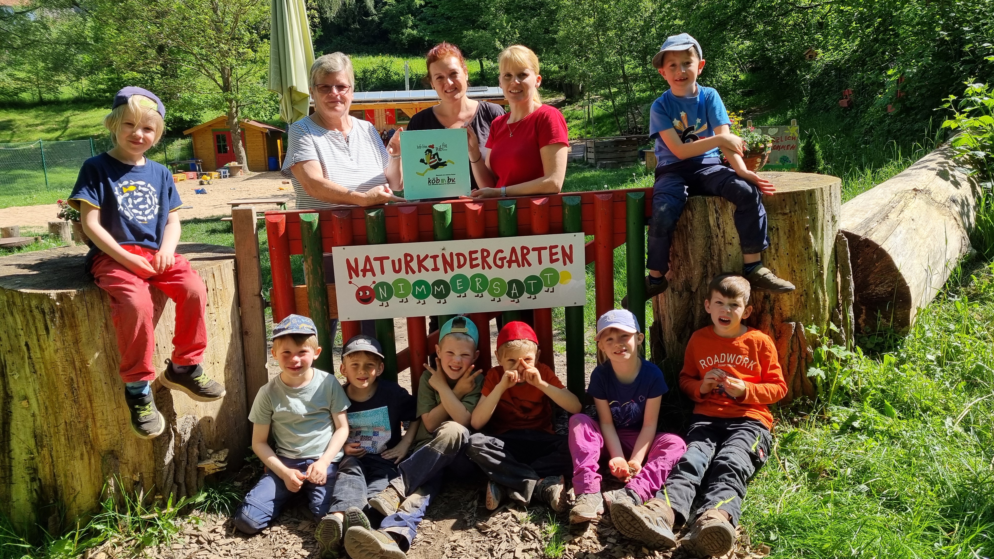 Nimmersatt Bücherei Besuch