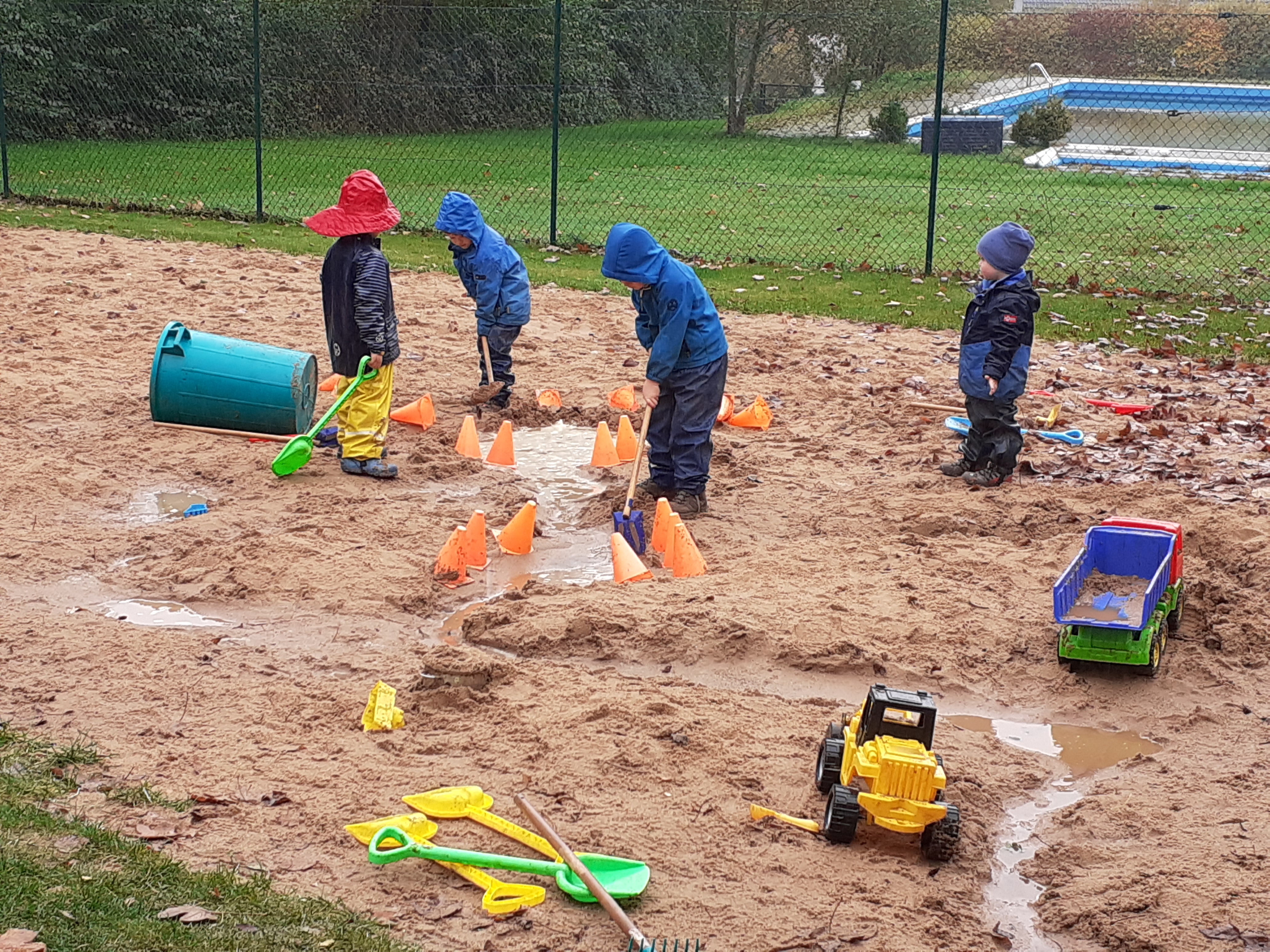 Naturkindergarten Sandspiele