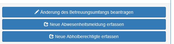 Änderungen, Abwesenheitsmeldung