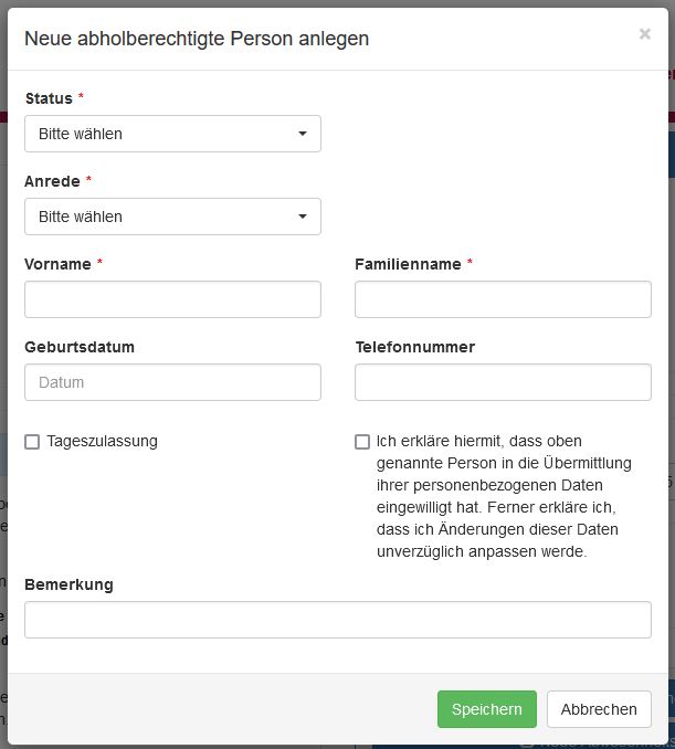 Abholberechtigte