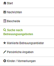 Suche nach Betreuungsangeboten