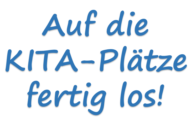 blau Kita-Plätze fertig los