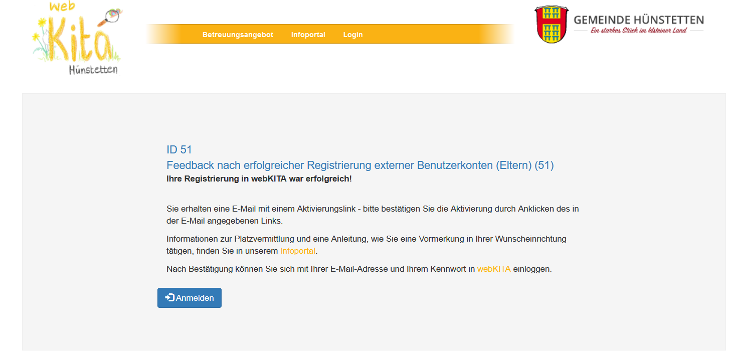 Benutzerkonto Login