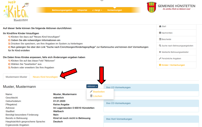 Benutzerkonto Login