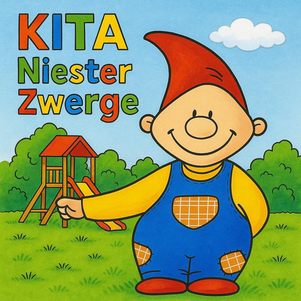 Kita Niester Zwerge Logo mit Zwerg
