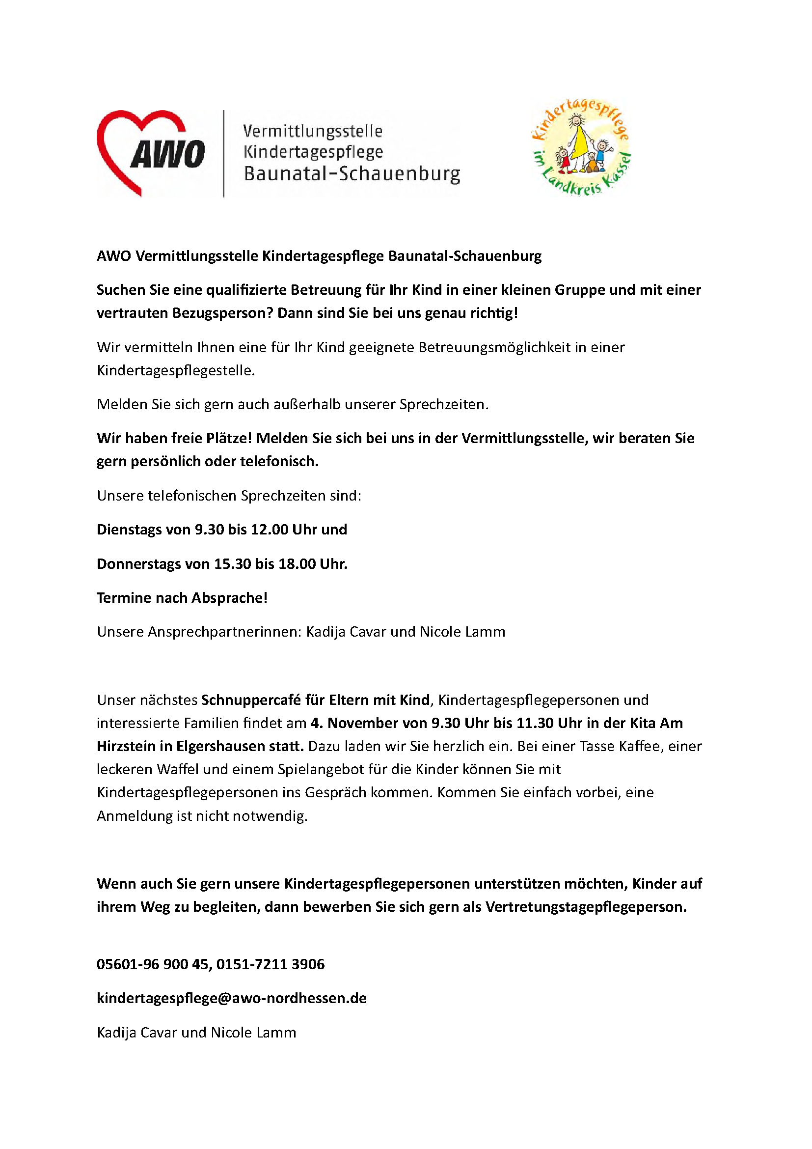 Artikel Schnuppercafe 2026