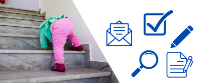 Treppe mit Icon (59.4 x 42 cm)klein