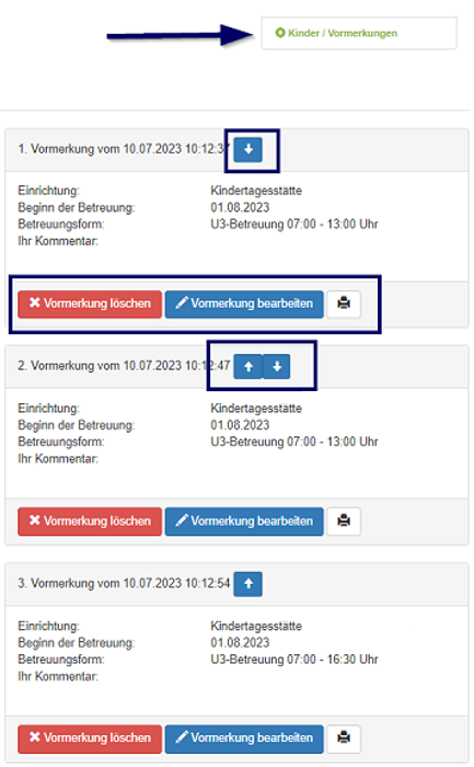 PriorisierungVormerkung
